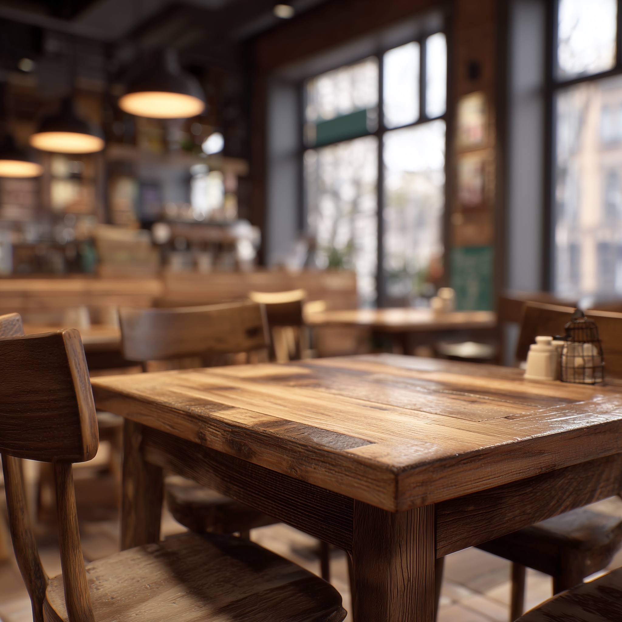 Мебель из массива для кафе